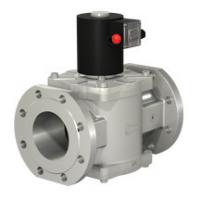 Клапаны электромагнитные двухпозиционные фланцевые DN 50-100 с ручным взводом электрического типа и датчиком положения, с присоединительными фланцами PN 16 
