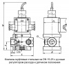 Клапаны электромагнитные двухпозиционные муфтовые DN 15-32, стальные с ручным регулятором расхода и датчиком положения