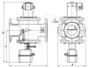 Клапаны электромагнитные двухпозиционные фланцевые DN 40-100, стальные, с электроприводом регулятора расхода (привод SP0) 