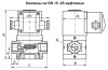 Клапаны газовые электромагнитные двухпозиционные муфтовые на DN 15 - 50